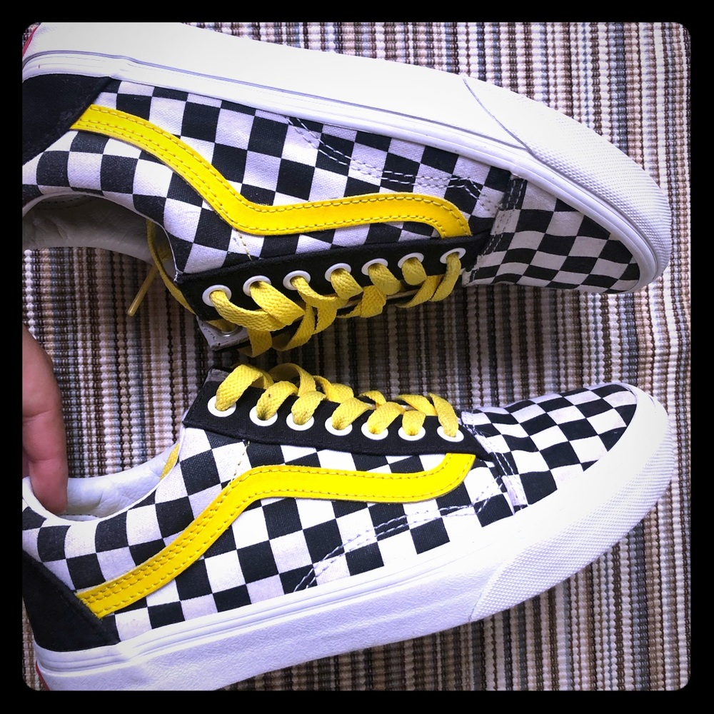 Custom Checkered Vans